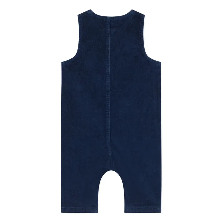 Petit Bateau Mono de terciopelo | Azul Marino