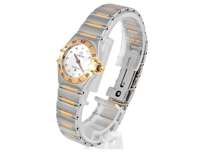 Reloj OMEGA Constellation Mini My Choice Blanco Amarillo 