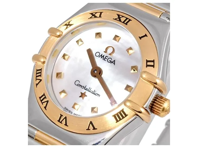 Reloj OMEGA Constellation Mini My Choice Blanco Amarillo 