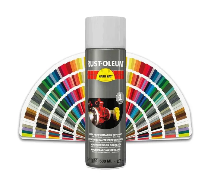 RUSTOLEUM 2100 HARD HAT 500ML SPRAY RAL9005 HG