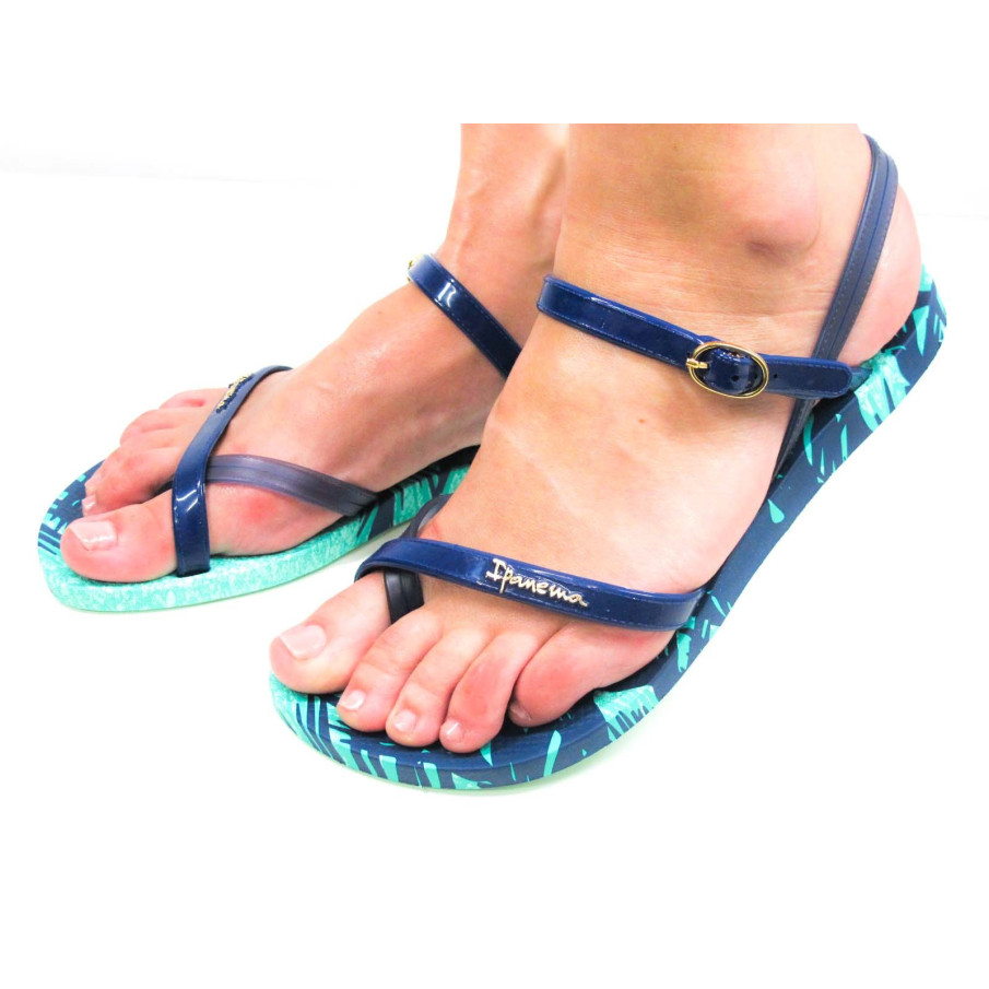 SANDALIA DE GOMA IPANEMA MUJER COLOR AZUL