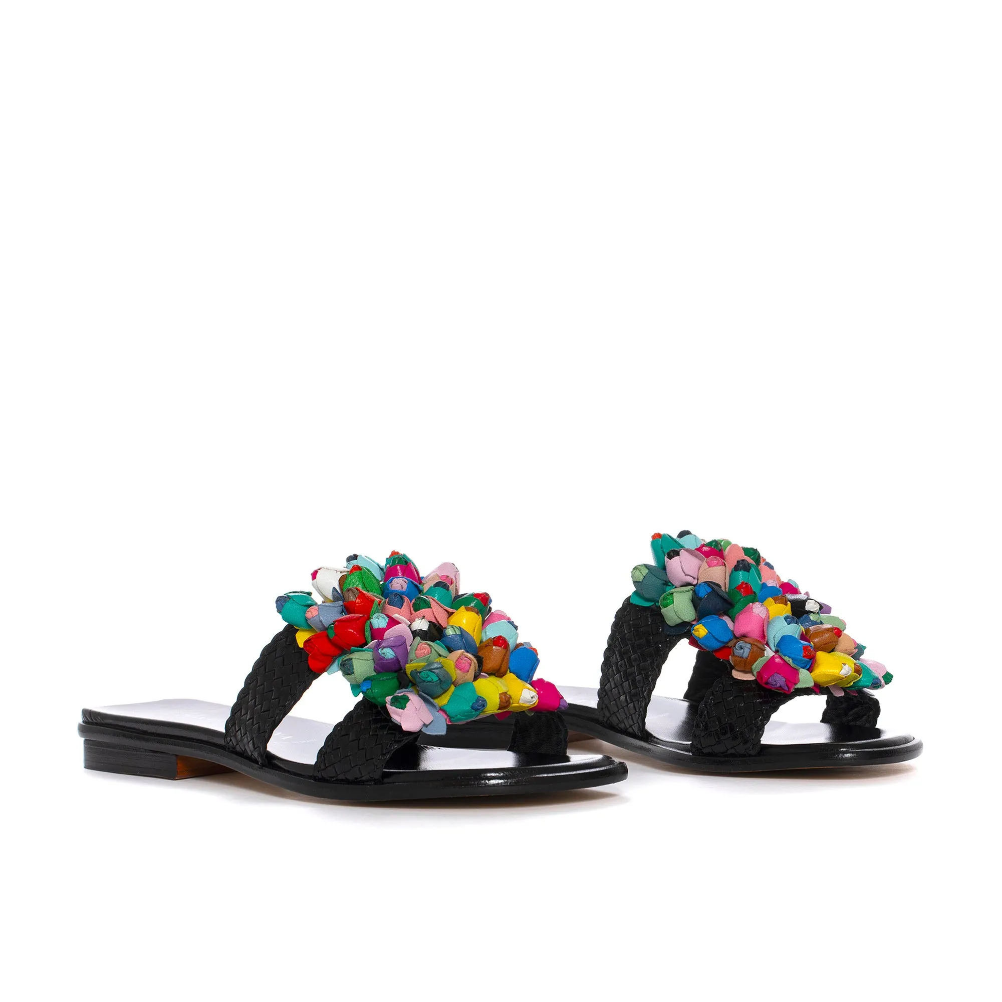 SANDALIA PLANA TINA NEGRO