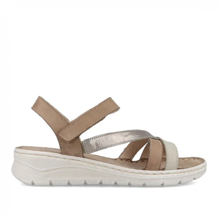 SANDALIAS CUñA BAJA WALK AND FLY LUGANO 3066 48310 WALK AND FLY