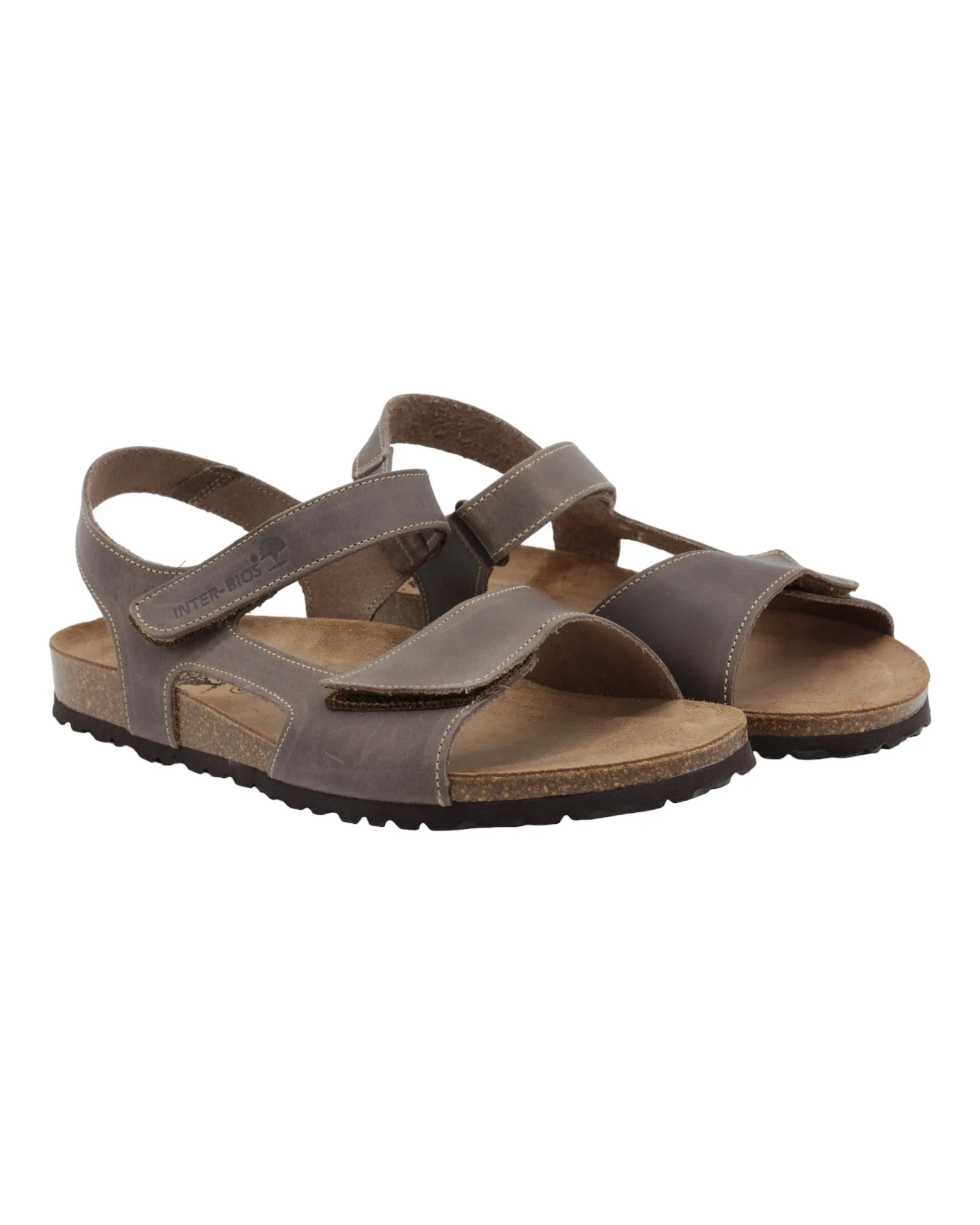 SANDALIAS DE HOMBRE INTERBIOS 9536 EN TAUPE