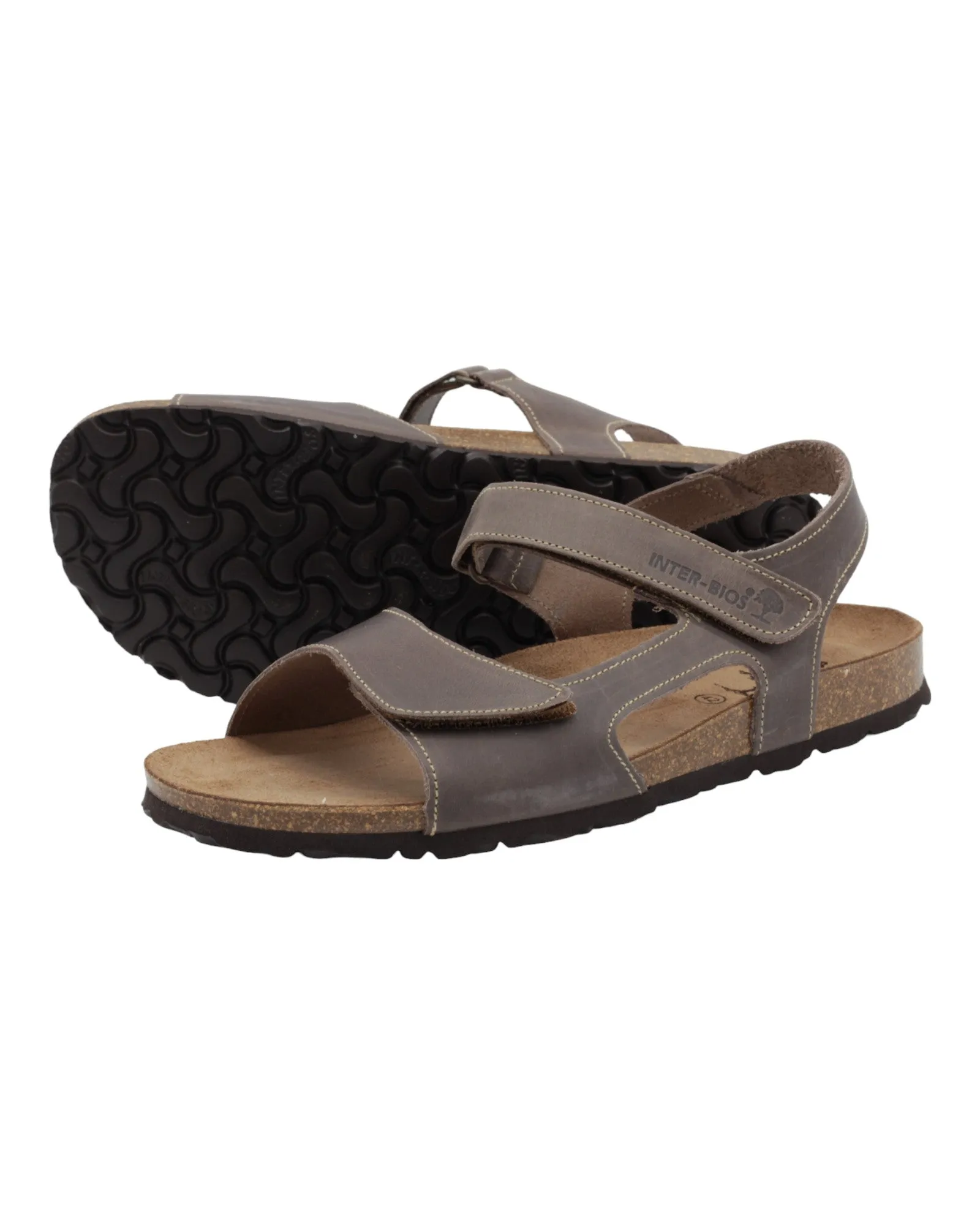 SANDALIAS DE HOMBRE INTERBIOS 9536 EN TAUPE