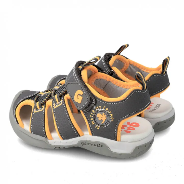 sandalias Garvalin grises tipo cangrejera 232850B