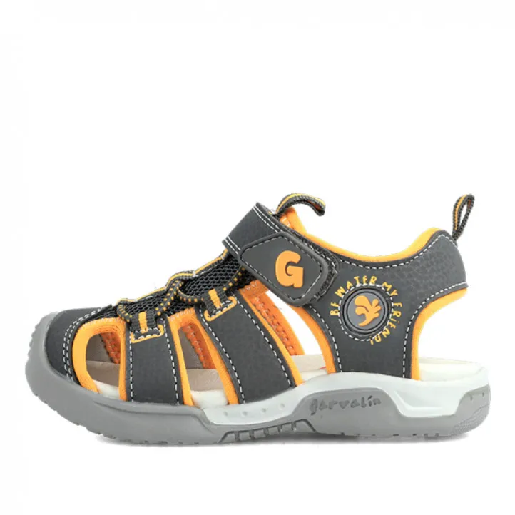 sandalias Garvalin grises tipo cangrejera 232850B