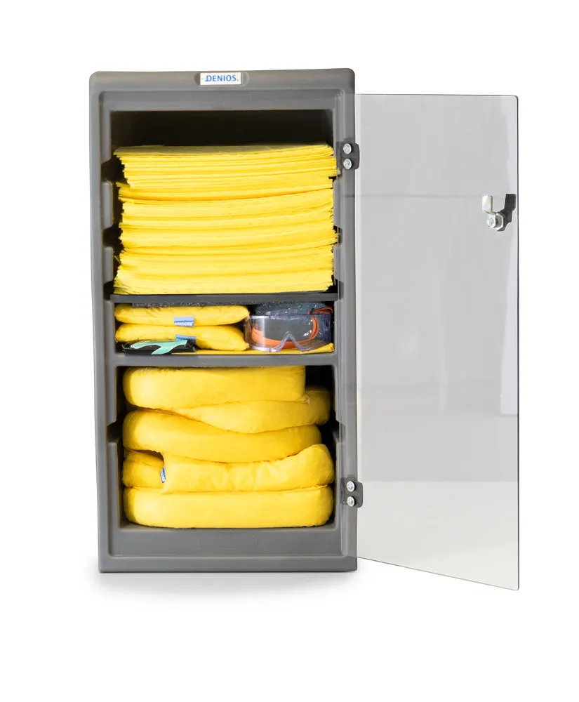 Set de repuesto móvil DENSORB para emergencias con bayetas absorbentes, pequeño caddy, Especial