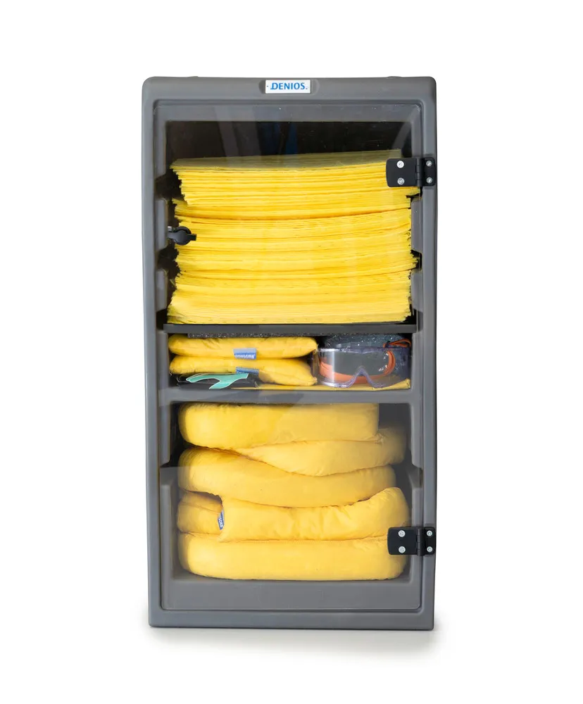 Set de repuesto móvil DENSORB para emergencias con bayetas absorbentes, pequeño caddy, Especial