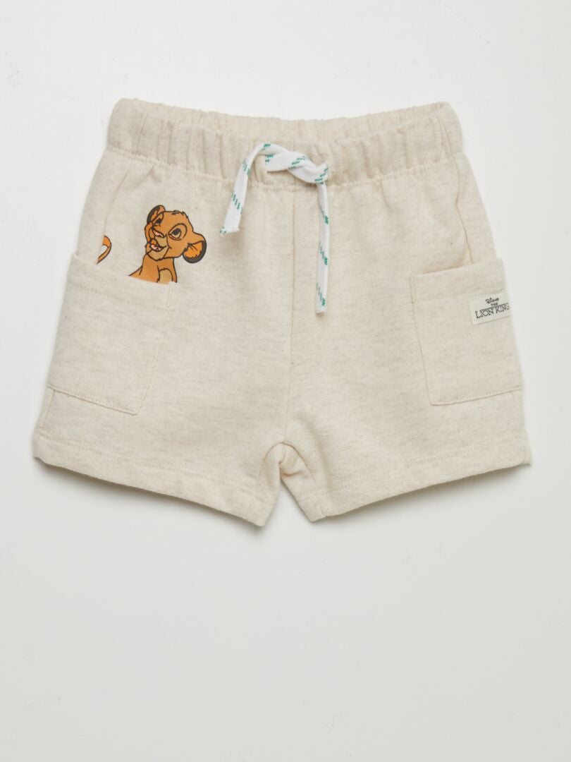SHORT 'SIMBA' DE 'DISNEY'  BEIGE