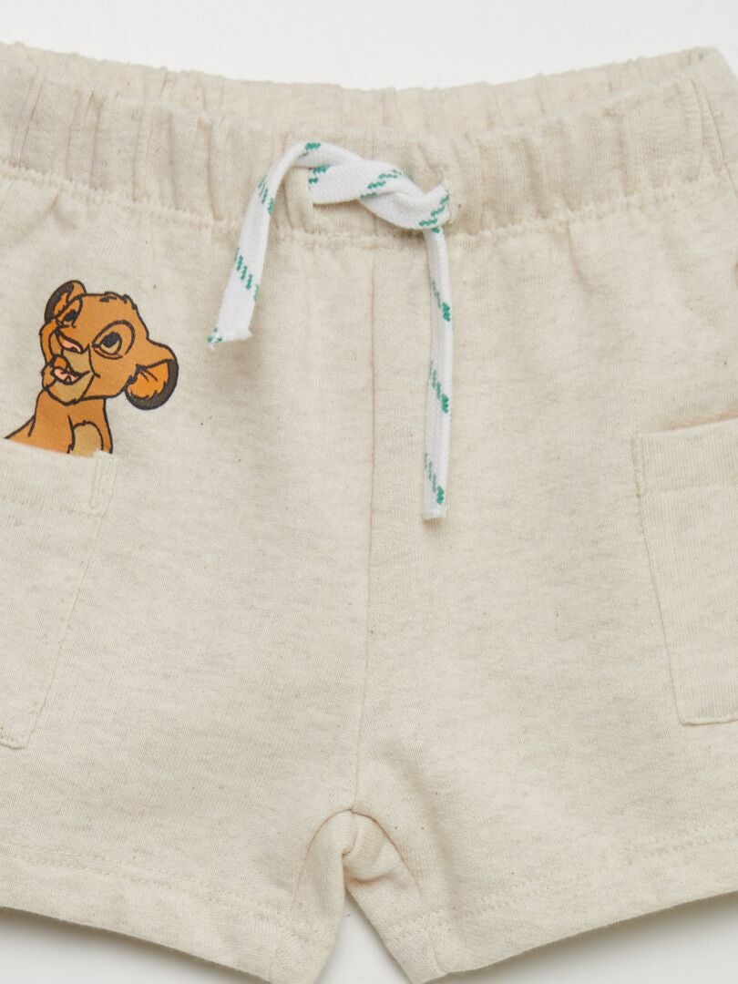 SHORT 'SIMBA' DE 'DISNEY'  BEIGE