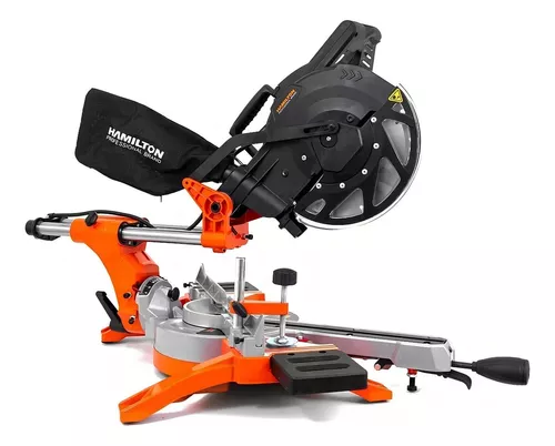 Sierra Ingletadora Telescópica 255mm 2350W Profesional Hamilton HNG001 220V