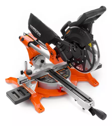 Sierra Ingletadora Telescópica 255mm 2350W Profesional Hamilton HNG001 220V