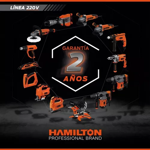 Sierra Ingletadora Telescópica 255mm 2350W Profesional Hamilton HNG001 220V