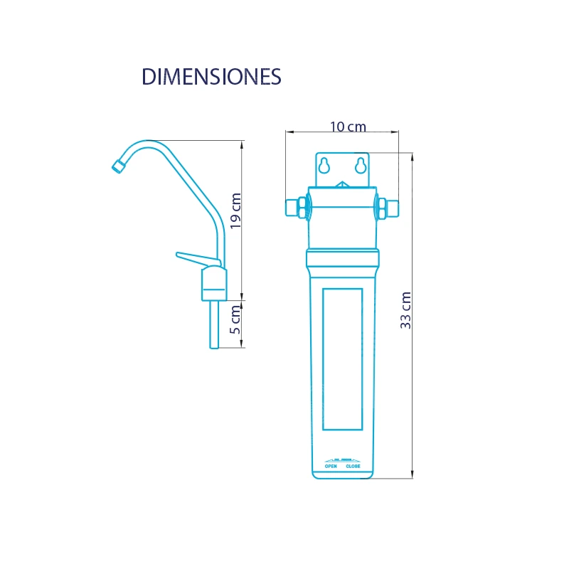 SISTEMA DE FILTRACIóN DE AGUA BAJO CUBIERTA COFLEX WF100