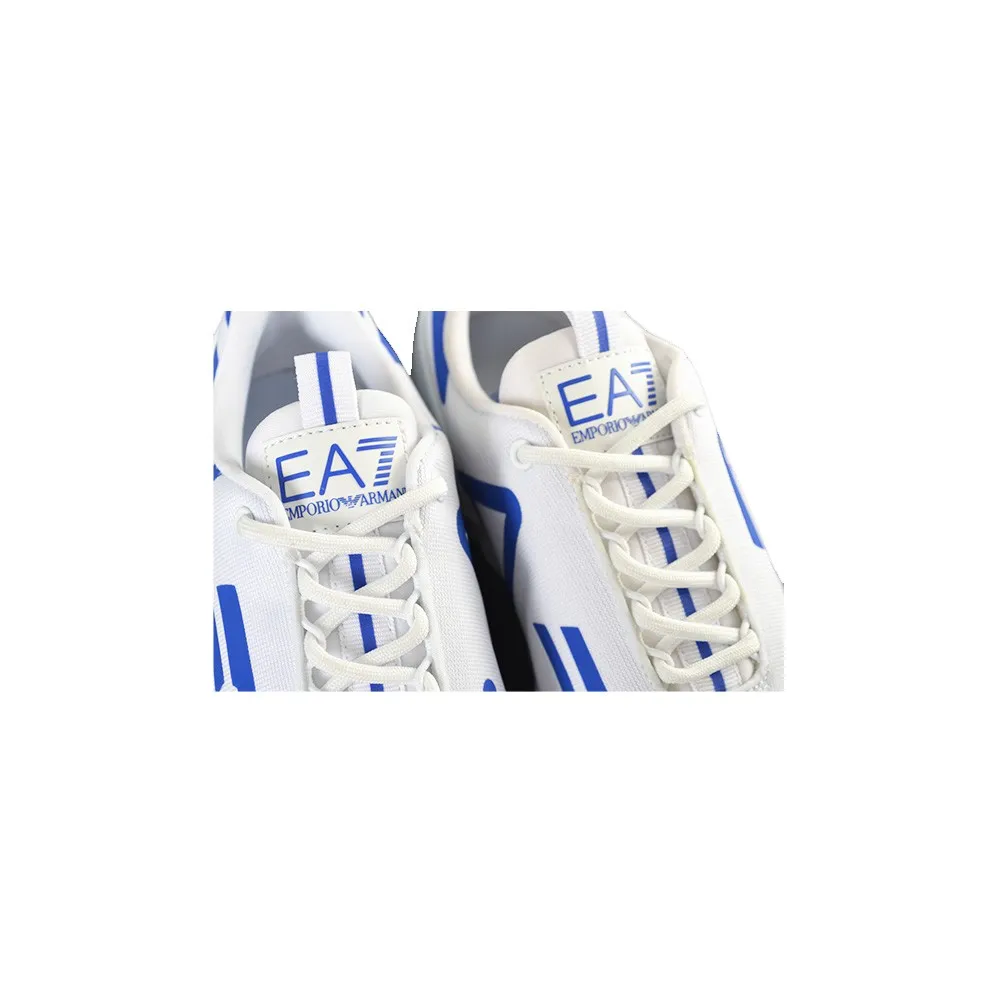Sneakers EA7 Emporio Armani X8X033 XCC52 Q317 Color Blanco y Azul