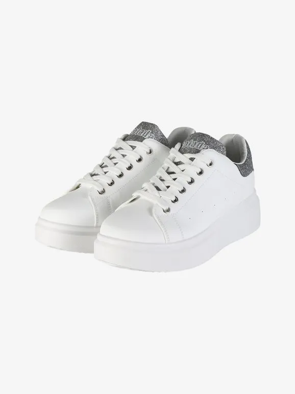 Solada Zapatillas de mujer con plataforma y detalles de purpurina.