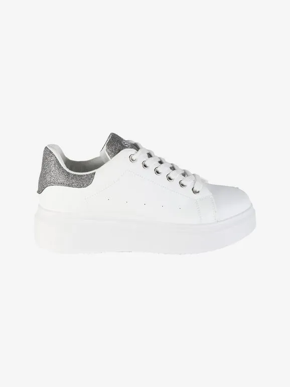 Solada Zapatillas de mujer con plataforma y detalles de purpurina.