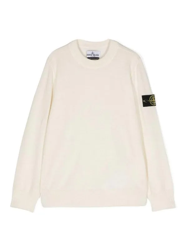 STONE ISLAND SUéTER CUELLO REDONDO  BEIS
