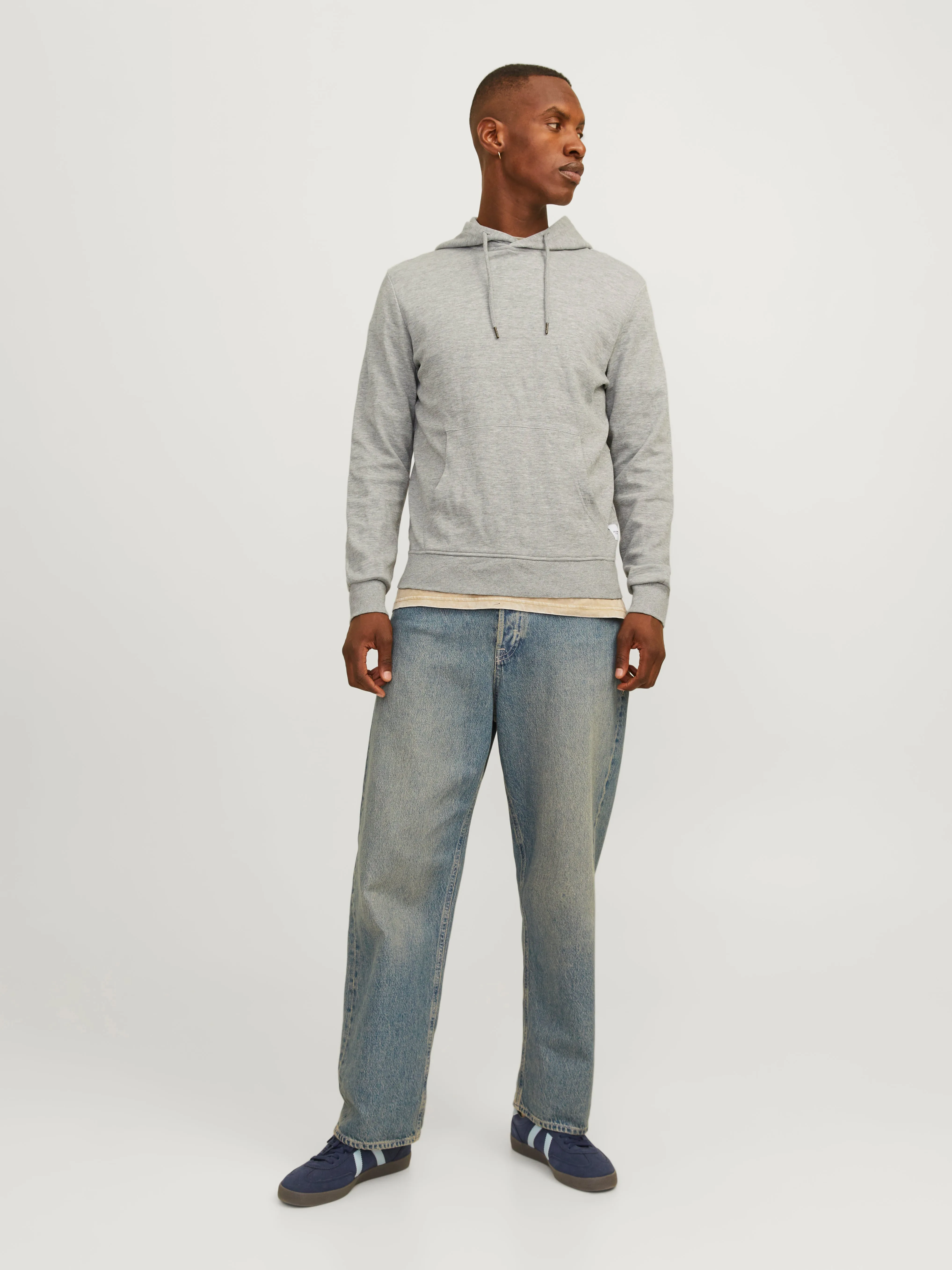 Sudadera con capucha Liso | Gris claro | Jack & Jones®