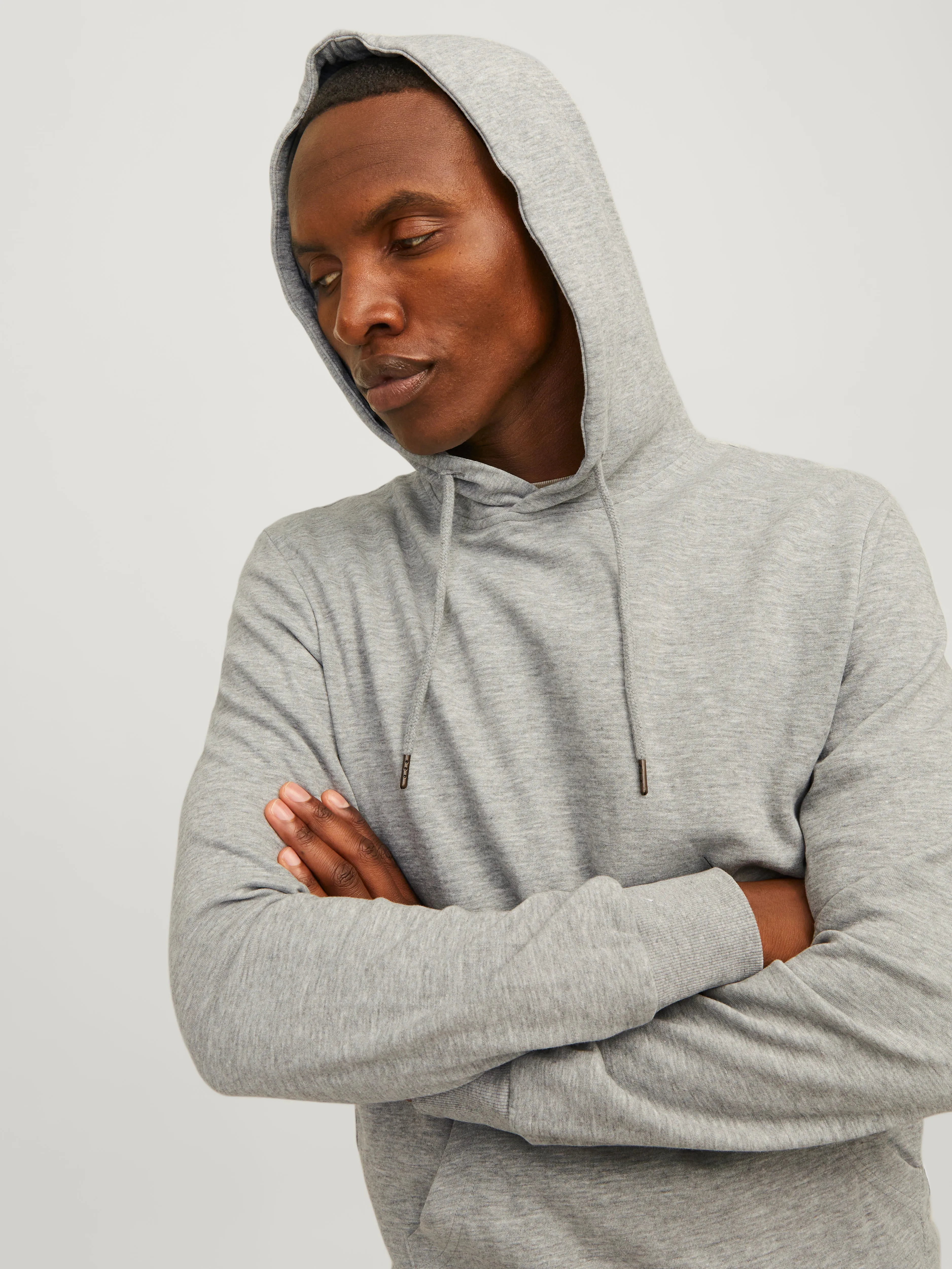 Sudadera con capucha Liso | Gris claro | Jack & Jones®