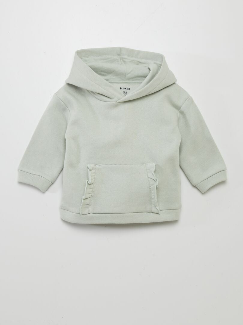 Sudadera de chándal con capucha lisa - AZUL