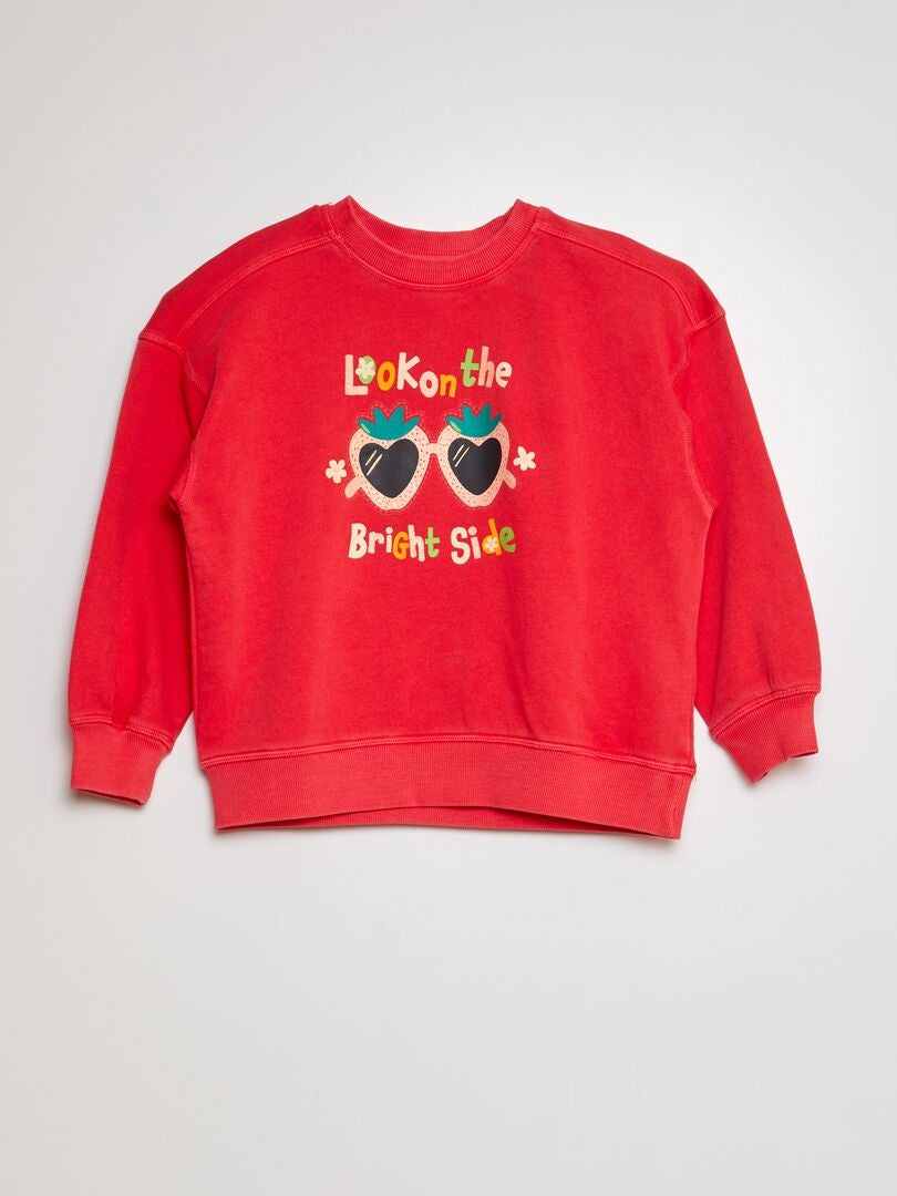 SUDADERA DE FANTASíA  ROJO