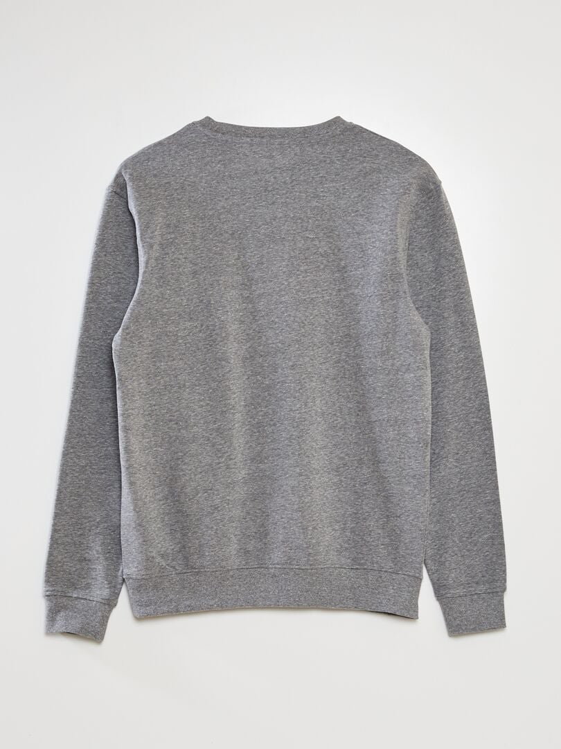 SUDADERA LISA DE CHáNDAL LIGERA  GRIS