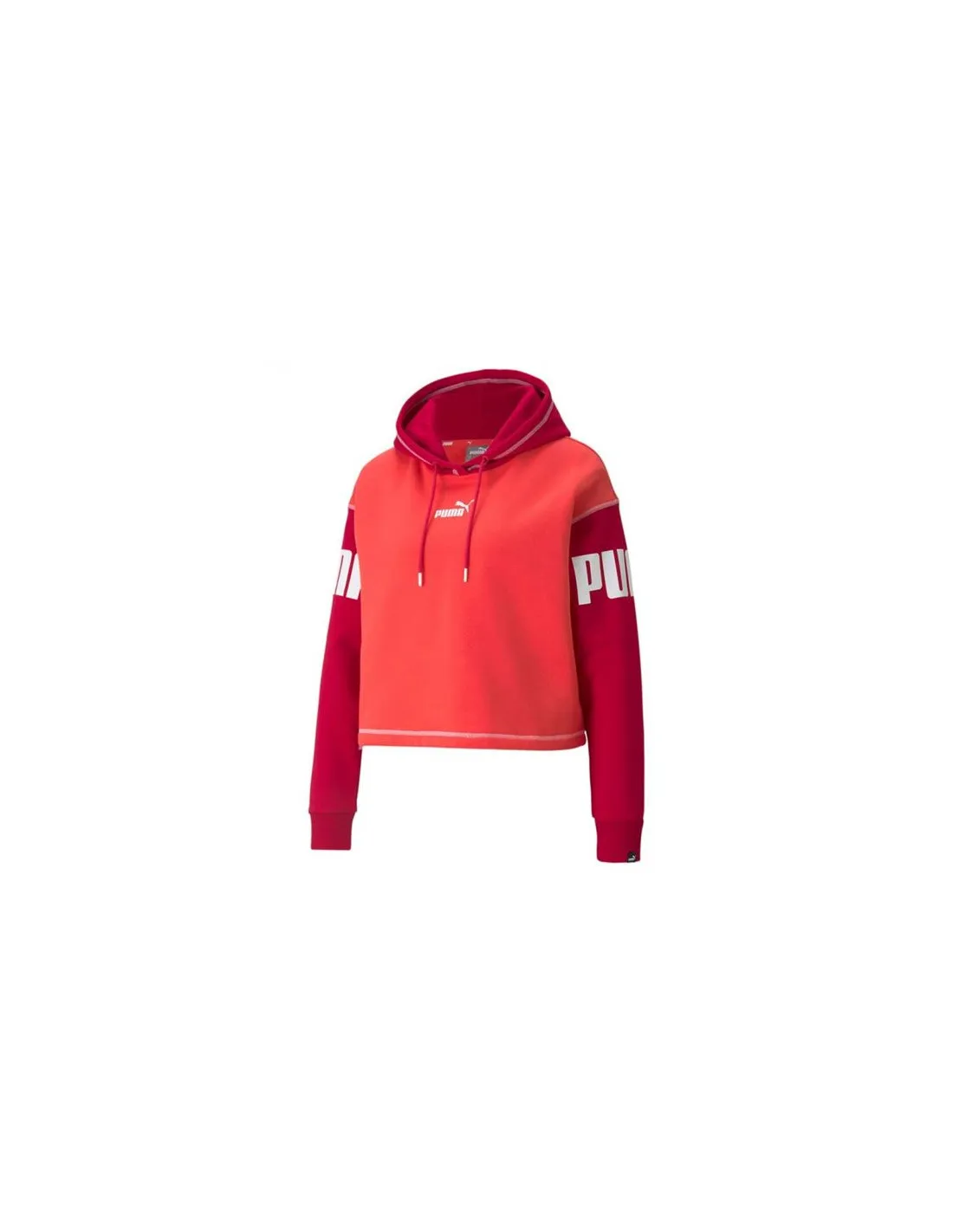 Sudadera Puma Power Fl Fucsia