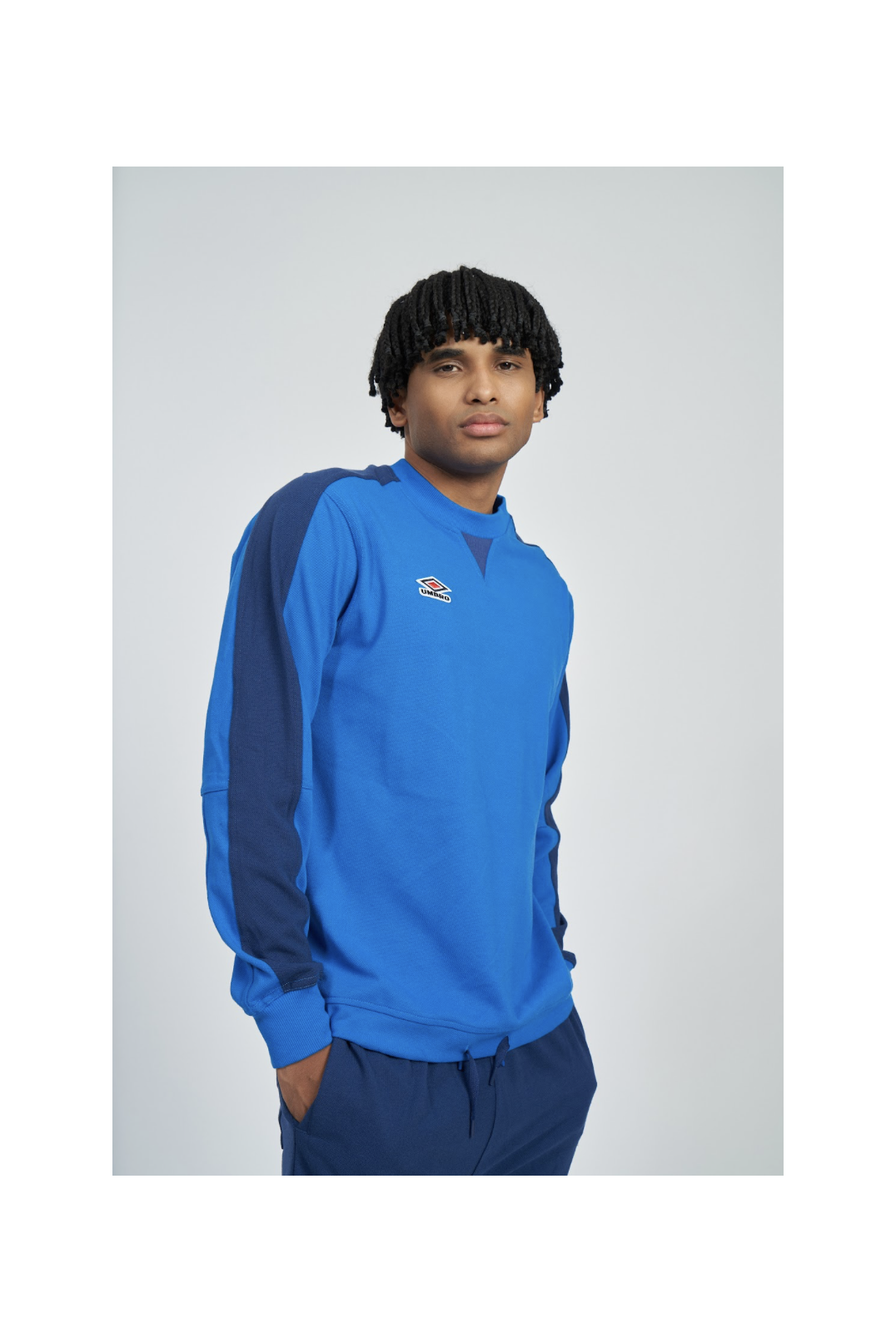 Sudadera Umbro Panelled Regal Blue / Estate Blue
