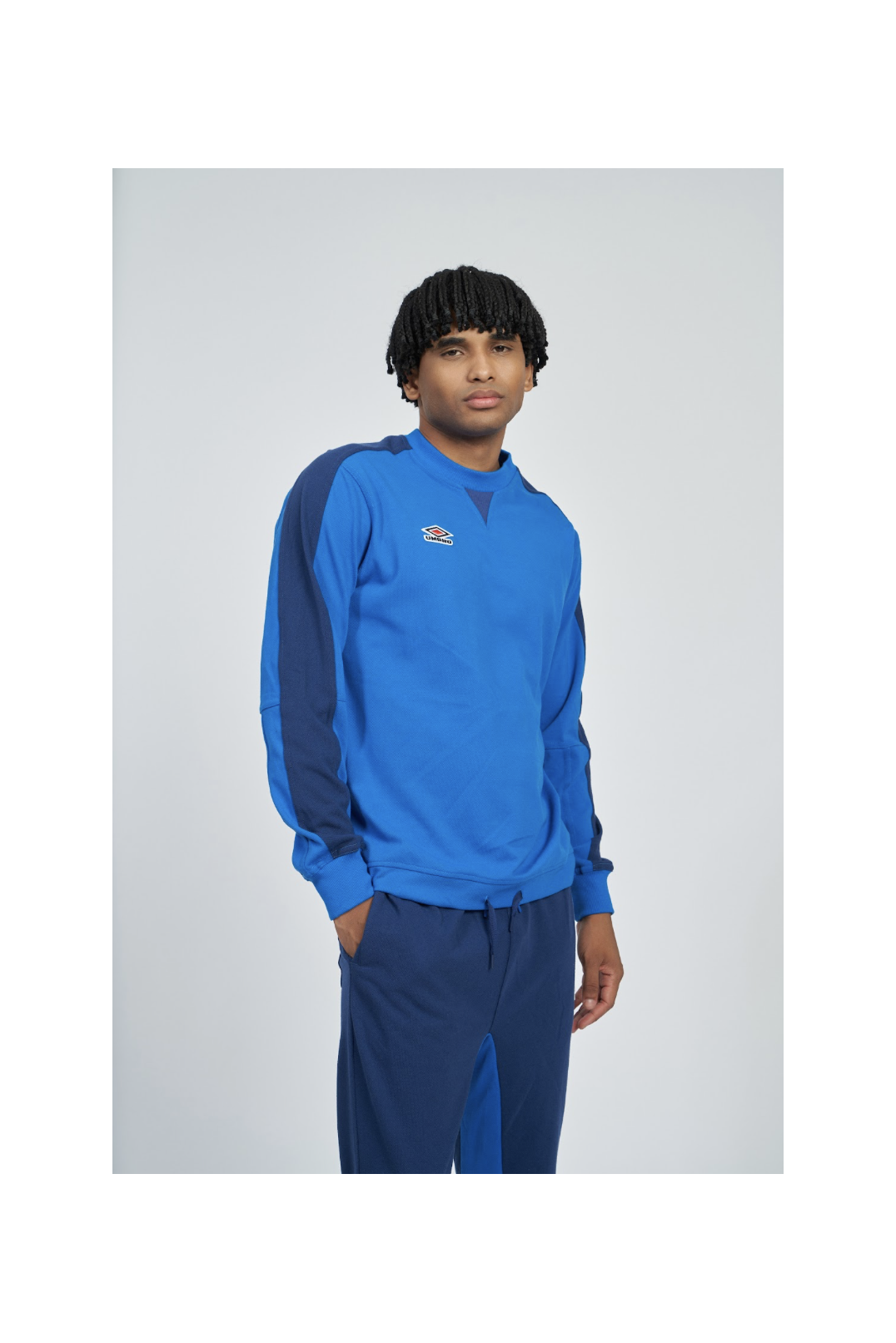 Sudadera Umbro Panelled Regal Blue / Estate Blue