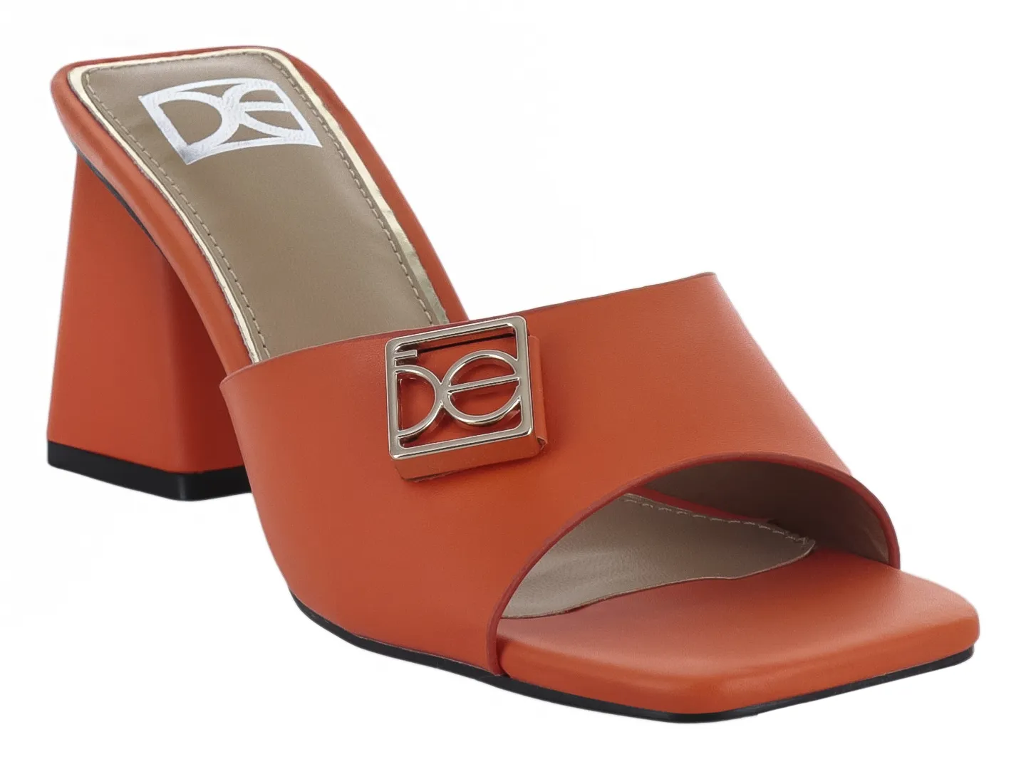 Tacones Cloe 23777 Naranja Para Mujer