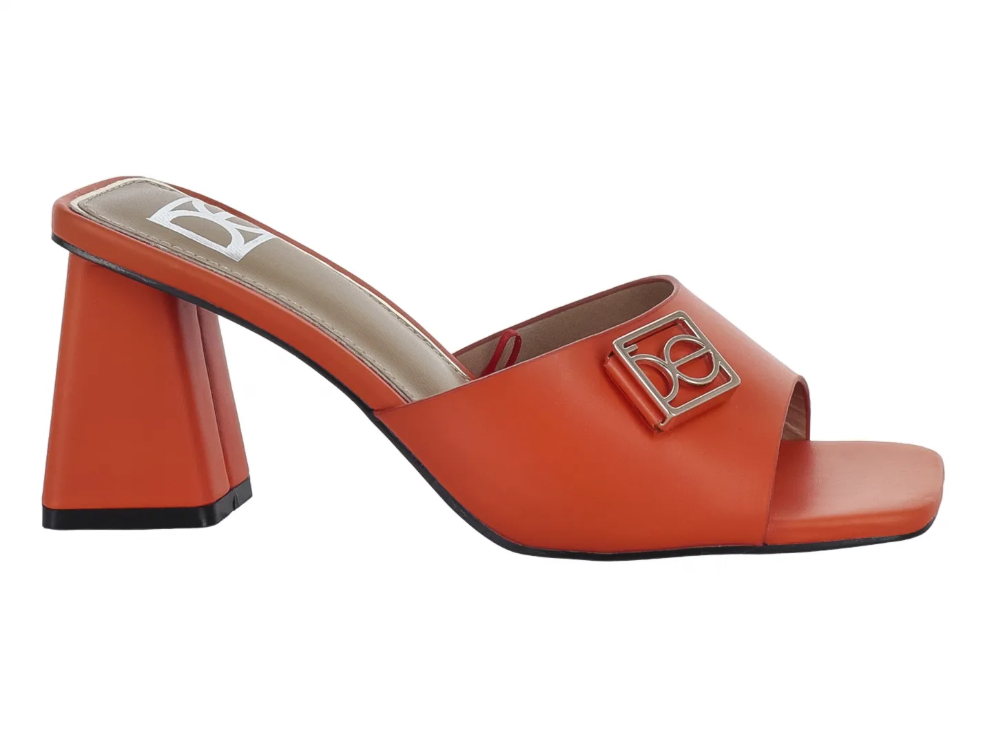 Tacones Cloe 23777 Naranja Para Mujer