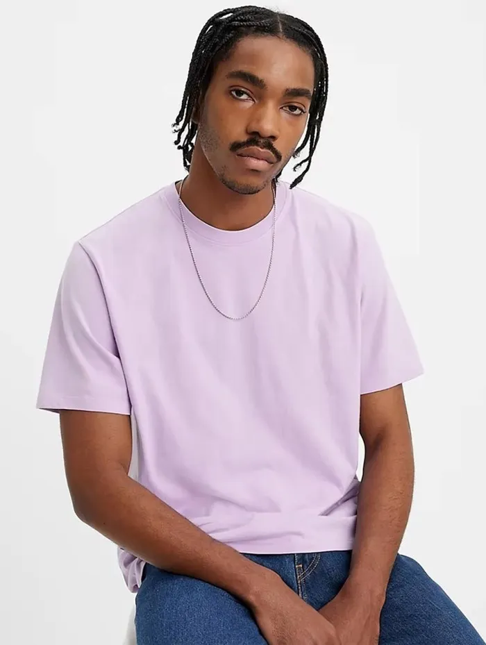 THE ESSENTIAL TEE  PURPLE ROSE A33280026