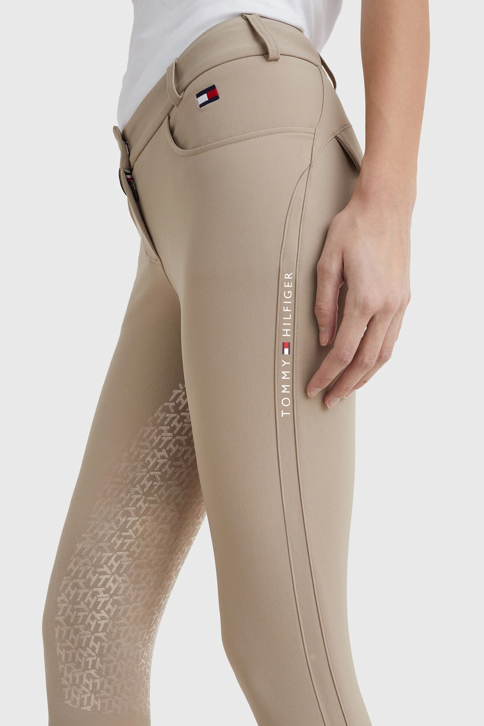 Tommy Hilfiger Equestrian Pantalón Classic para mujer con agarre completo