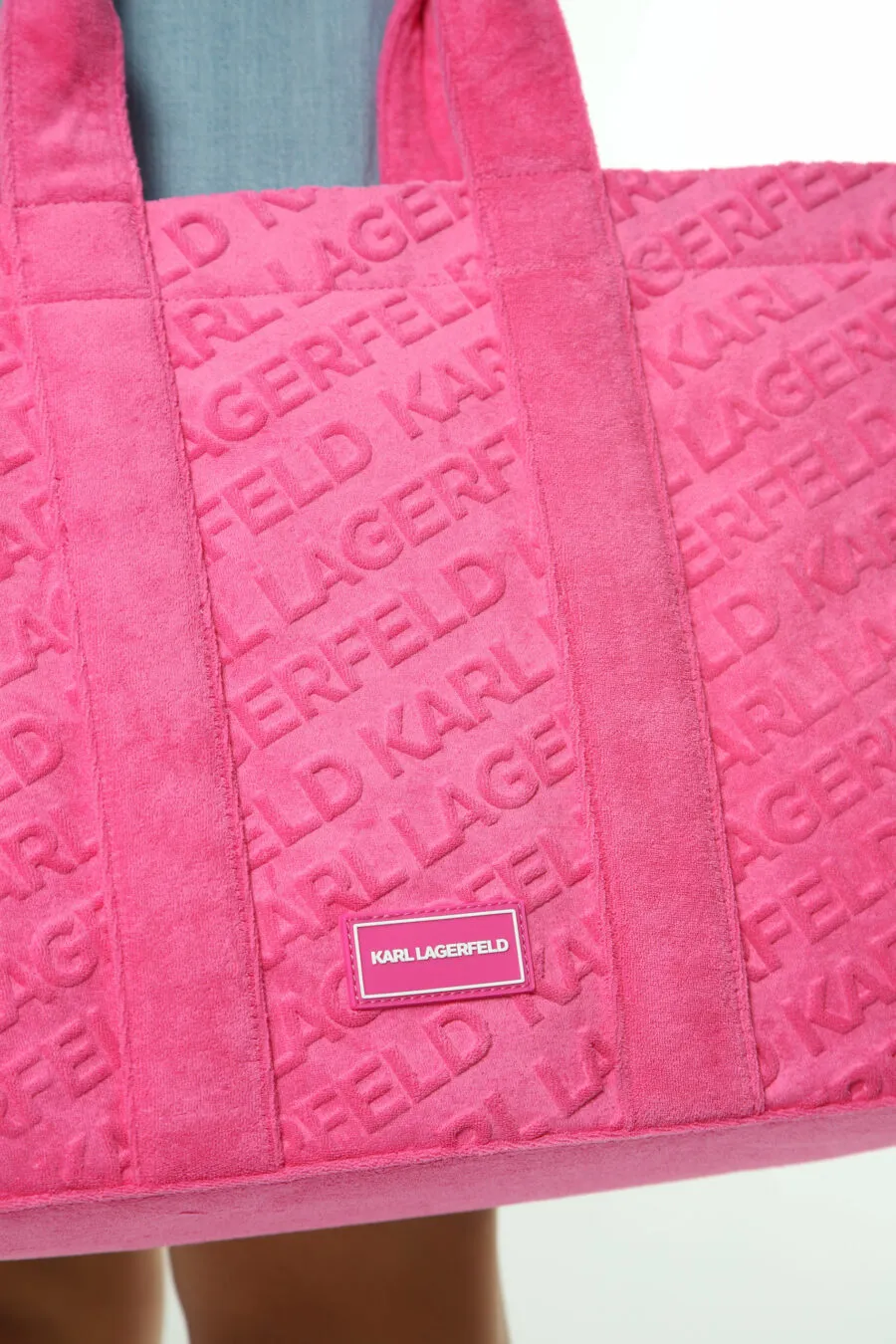 Tote fucsia de rizo 