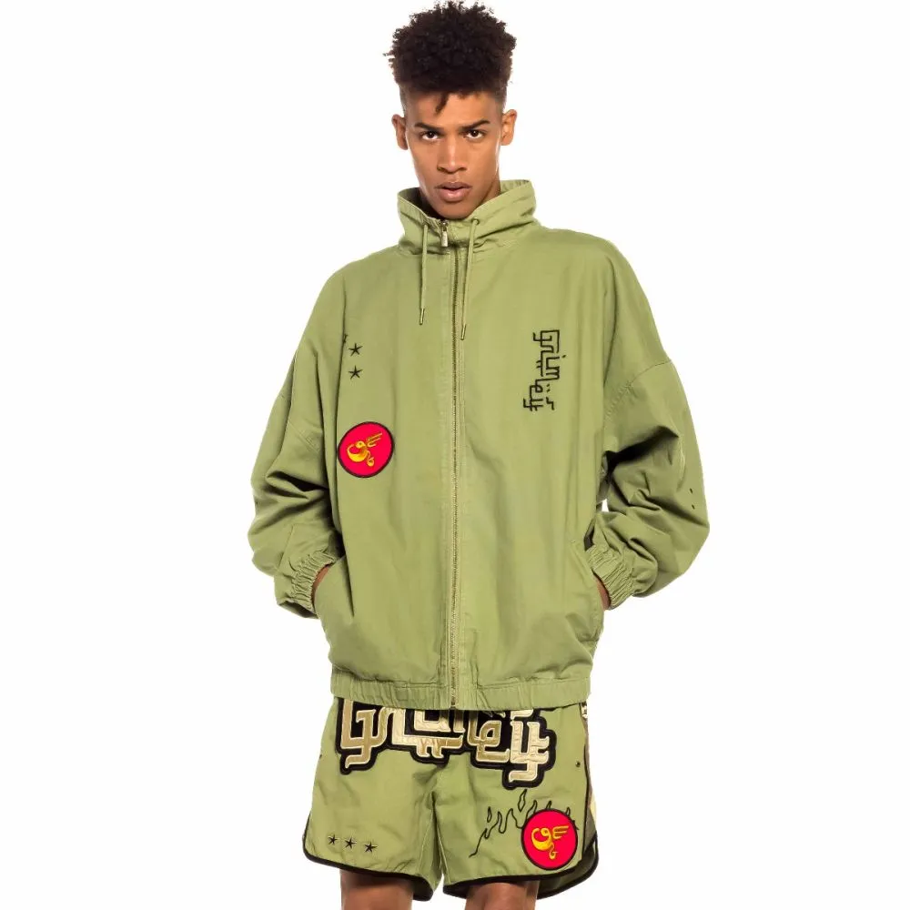 TRACK JACKET GRIMEY "GLORIFIED"  GREEN| SPRING 22