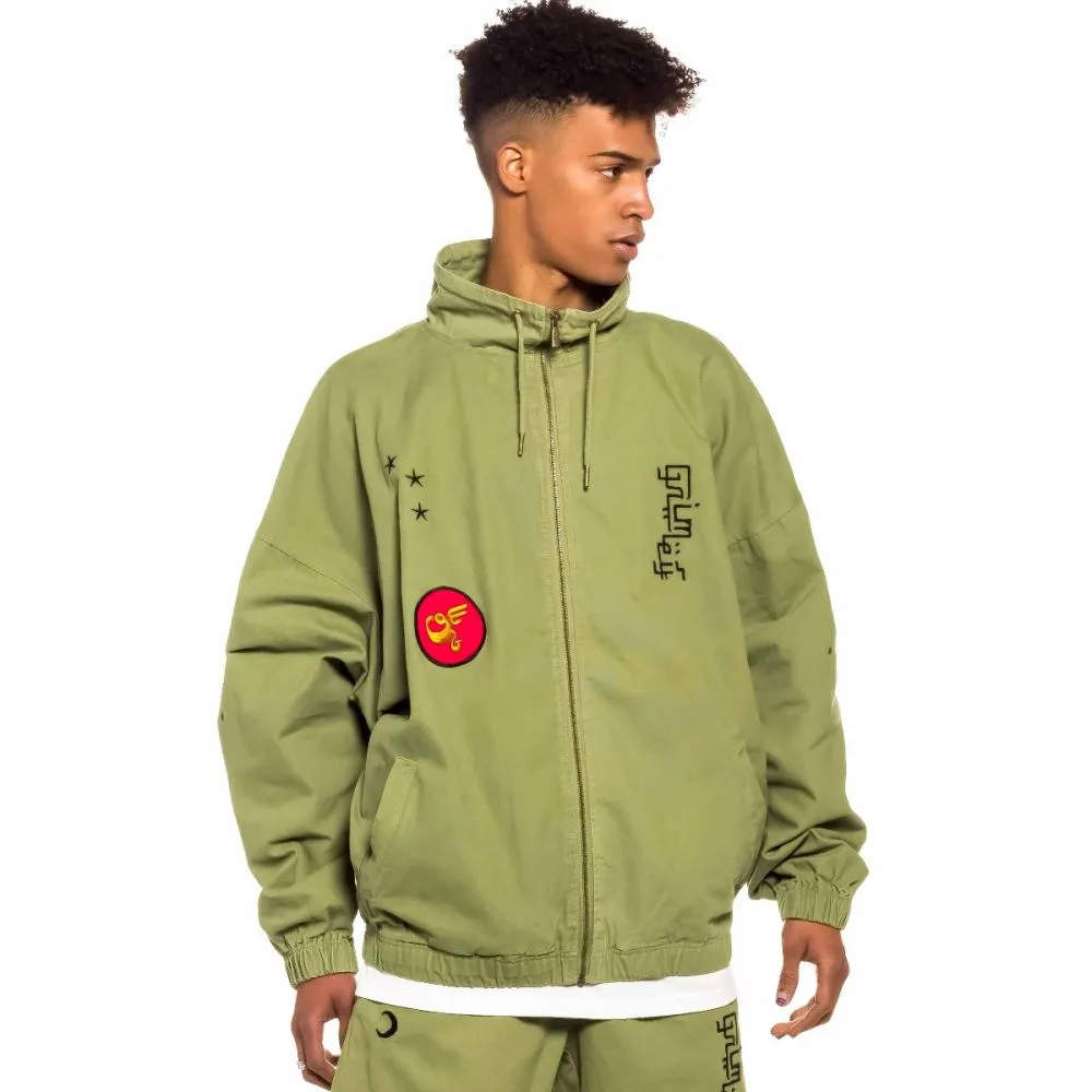 TRACK JACKET GRIMEY "GLORIFIED"  GREEN| SPRING 22