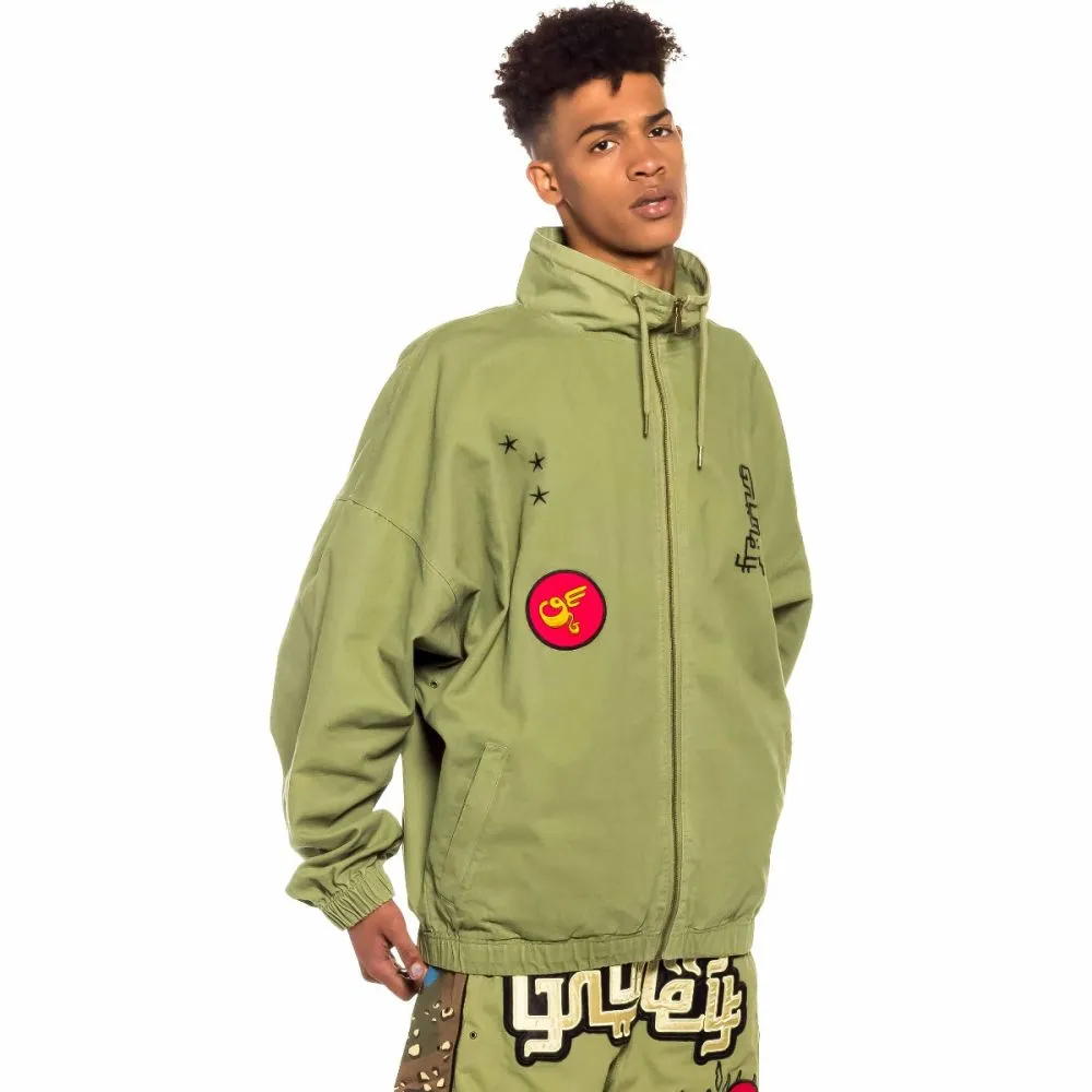TRACK JACKET GRIMEY "GLORIFIED"  GREEN| SPRING 22