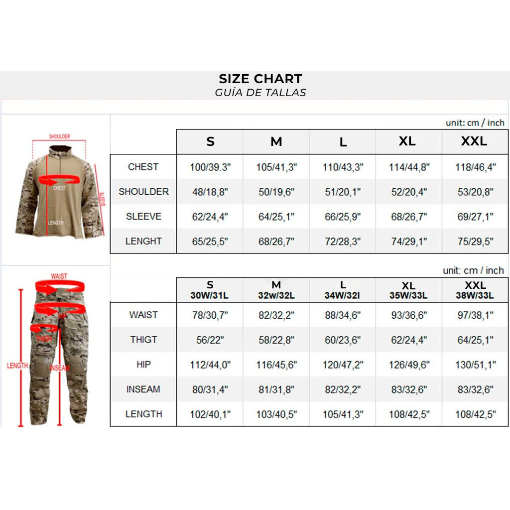 TRAJE TáCTICO BLACKBEARD  CORSO