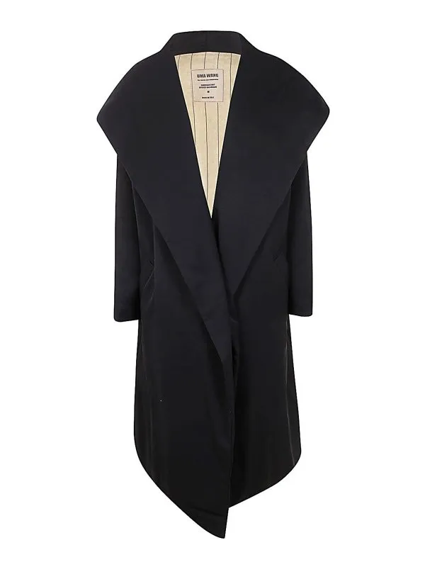 UMA WANG ABRIGO MIDI  NEGRO