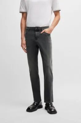 Vaqueros Delaware slim fit en denim elástico gris