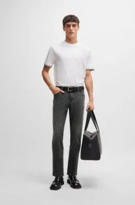 Vaqueros Delaware slim fit en denim elástico gris