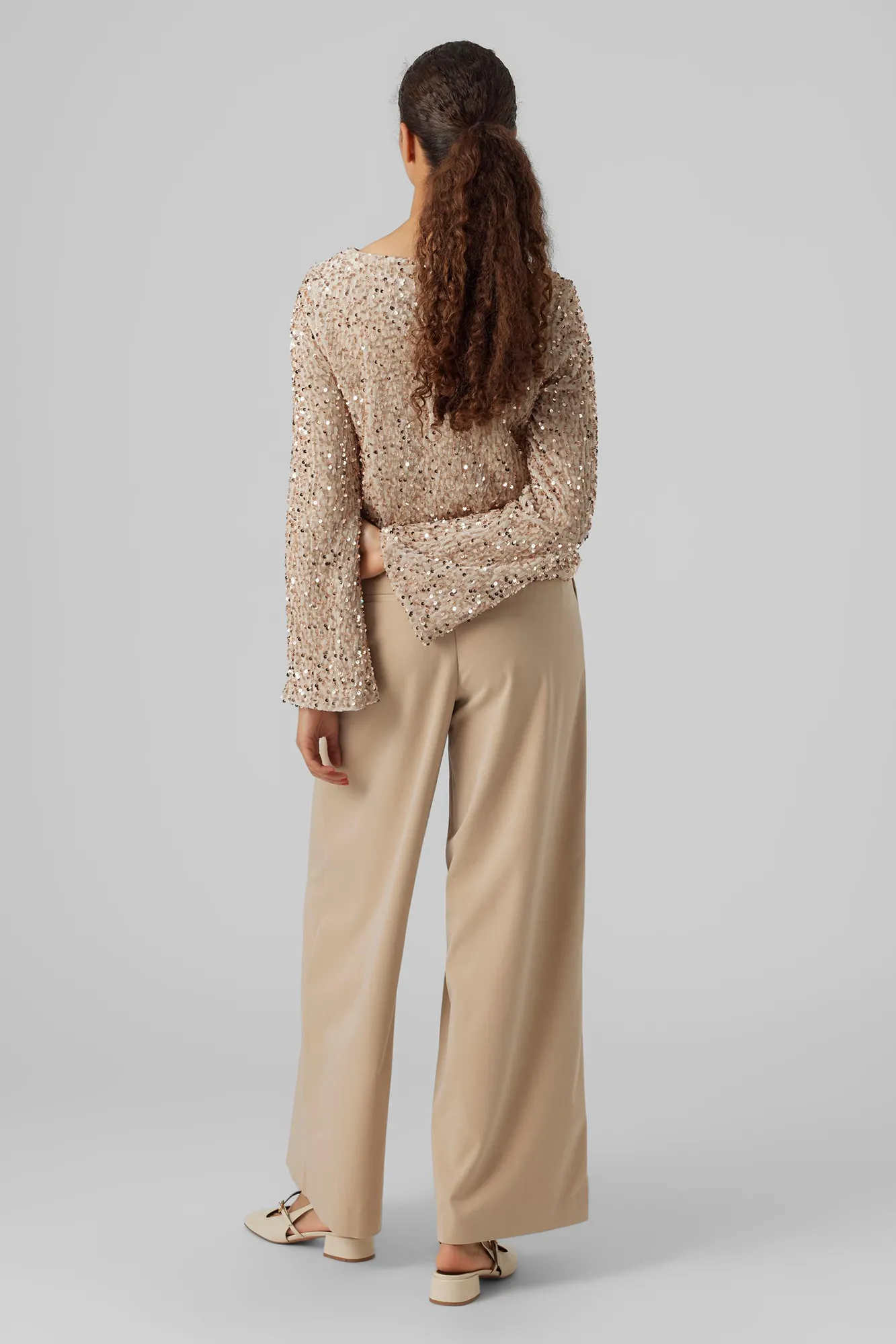 Vero Moda Top de lentejuelas