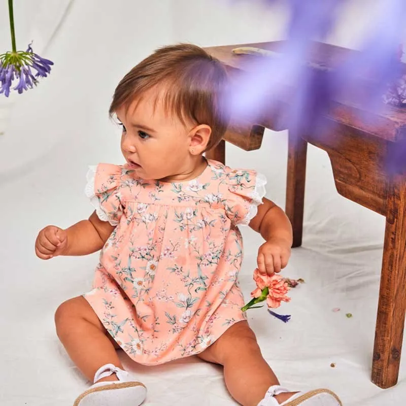 Vestido bebé mandarina estampado Fina Ejerique