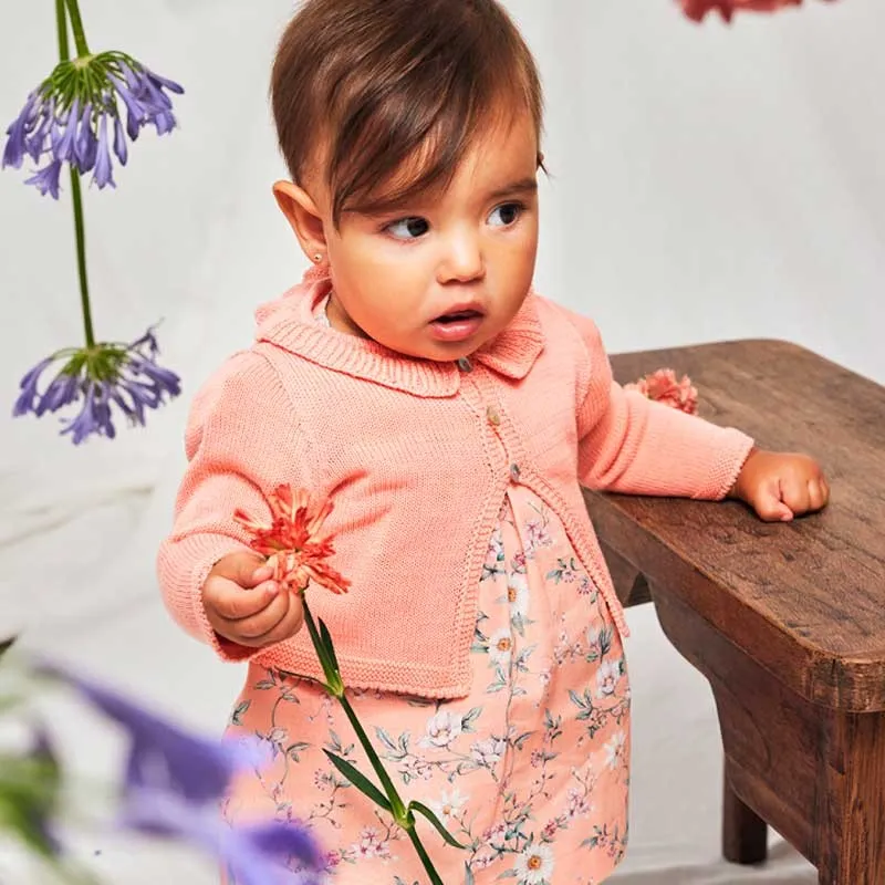 Vestido bebé mandarina estampado Fina Ejerique