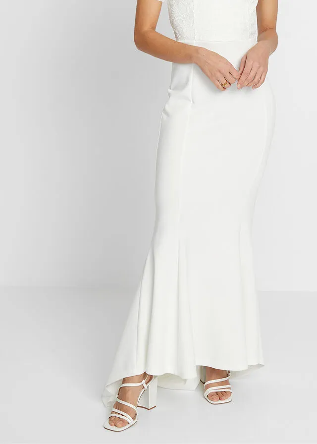 Vestido de novia con encaje Blanco