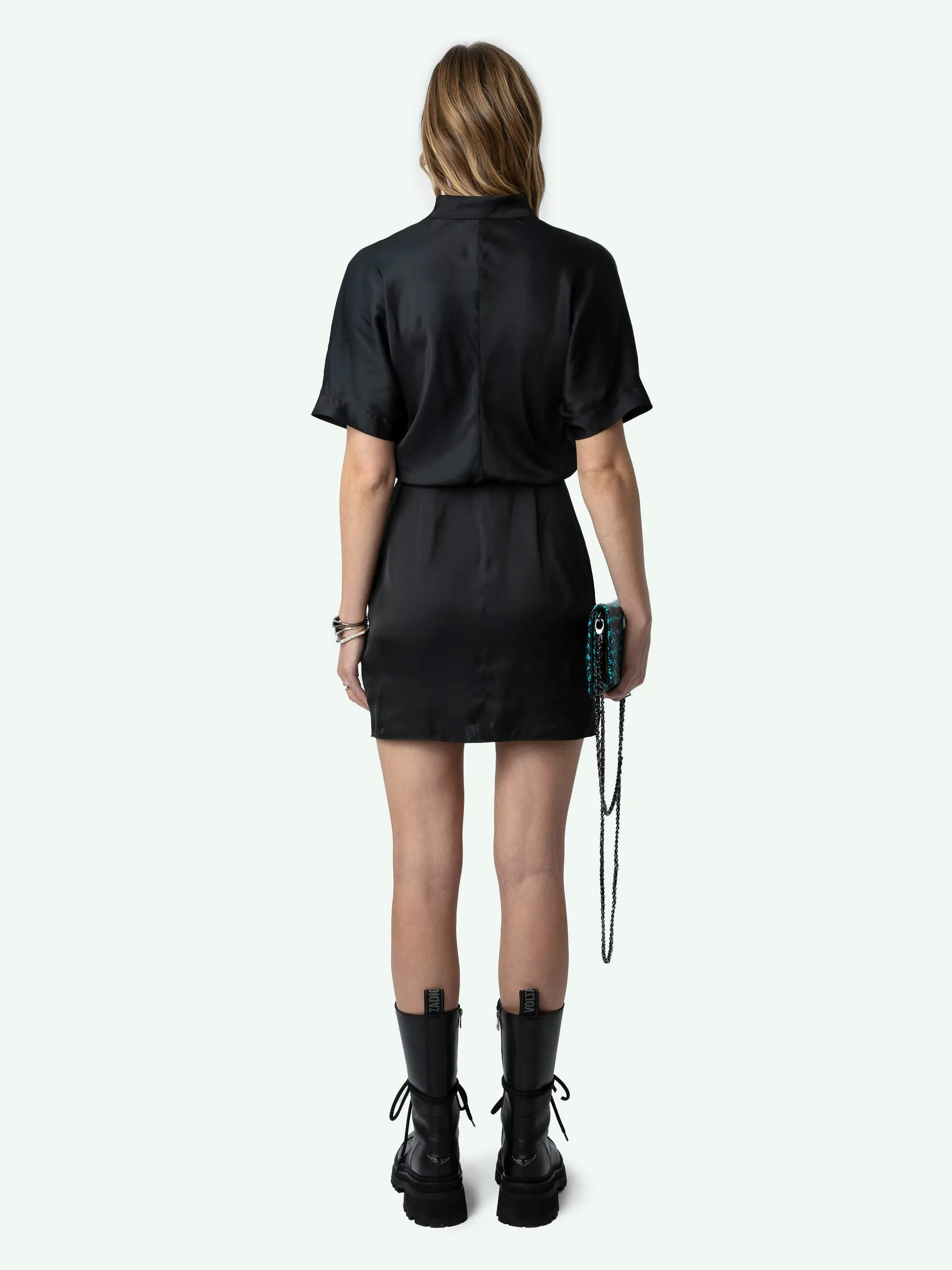 Vestido de Satén Raito