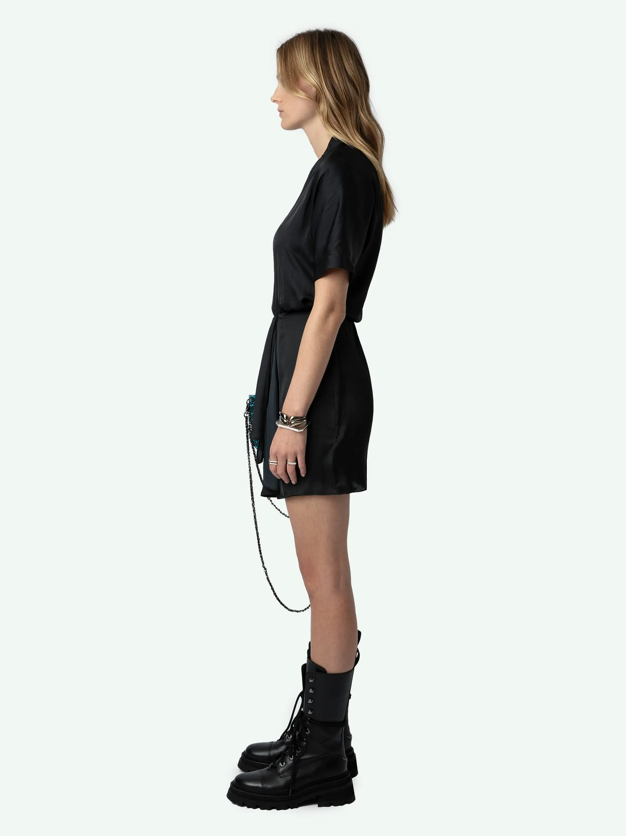 Vestido de Satén Raito