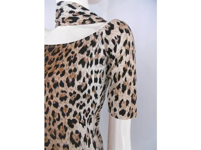 Vestido Estampado De Leopardo De Junko Shimada 